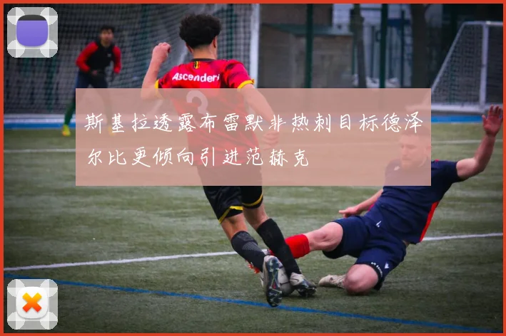 斯基拉透露布雷默非热刺目标德泽尔比更倾向引进范赫克